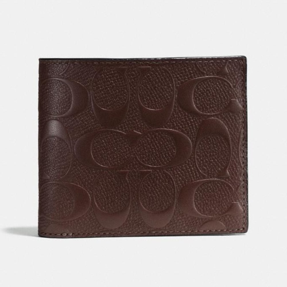 Compact Id Wallet In Signature Leather (NWOT)